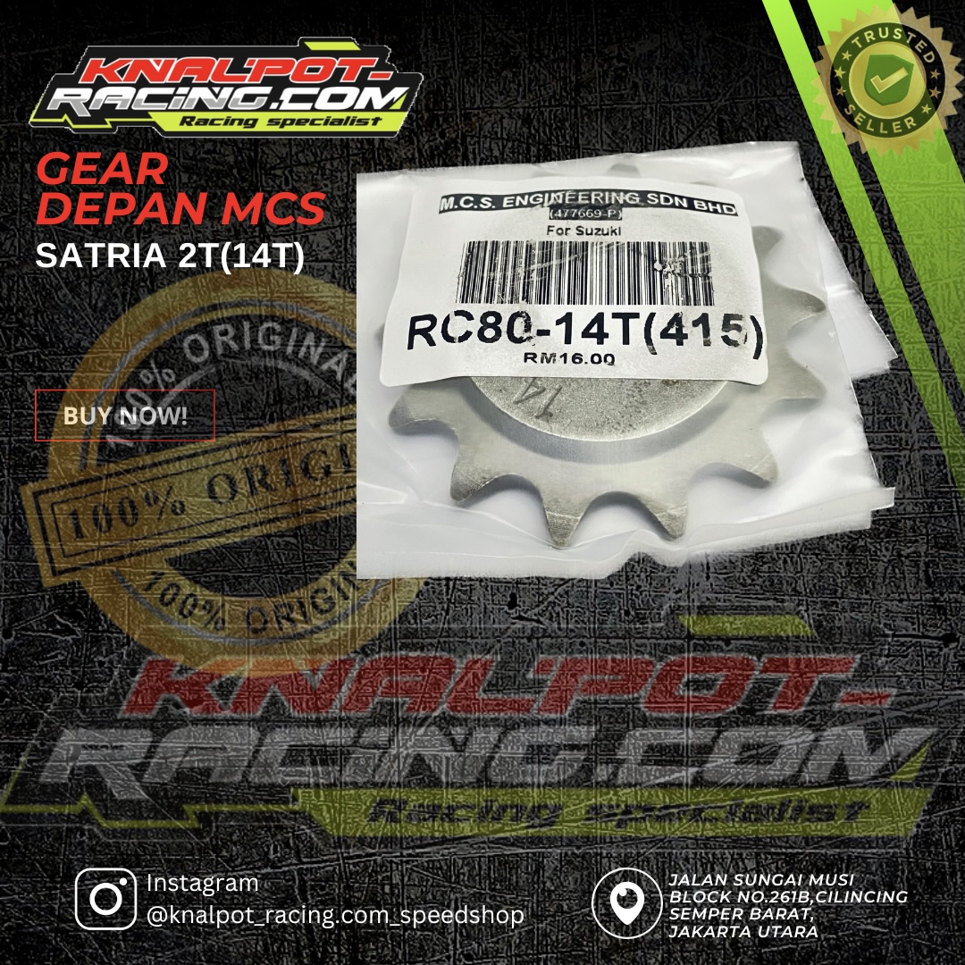 GEAR DEPAN SATRIA 2T MCS 14T